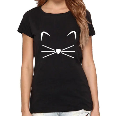 Cat Print T-Shirts for Men and Women