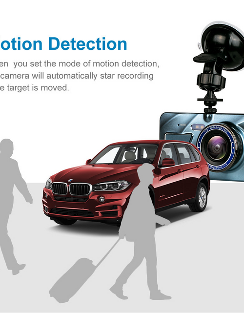 Load image into Gallery viewer, HD 1080P Car Dual Lens Dash Cam 4" DVR Recorder Front &amp; Rear Camera Night Vision
