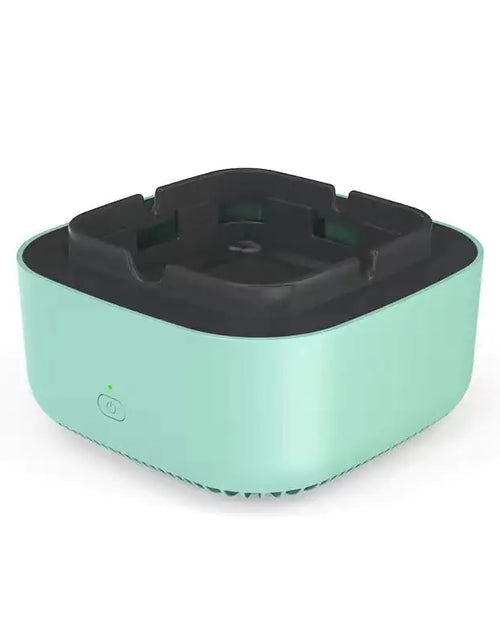 Cargar imagen en el visor de la galería, Cenicero con purificación de aire y eliminación de humo, purificación aniónica, práctico purificador automático, cenicero portátil para coche
