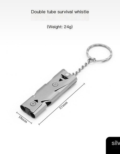 Load image into Gallery viewer, Emergency Whistle with Keychain
