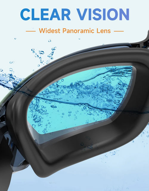 Load image into Gallery viewer, Clear Comfortable Swimming Goggles UV- Anti-Fog Swim Glasses Mirror Adult &amp; Kids
