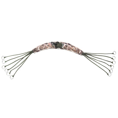 Correa de pato portadora resistente de lujo con anillo deslizante, transportador de lona, accesorios de percha para exteriores con 12 correas de metal camufladas
