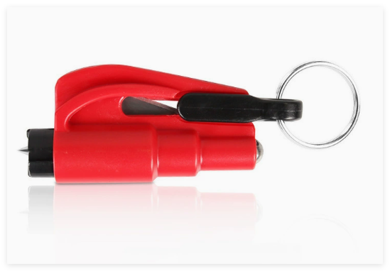Mini Car Window Breaker Keychain