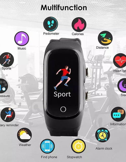 Charger l'image dans la visionneuse de galerie, Montre intelligente 2-en-1 et écouteurs sans fil pour le sport
