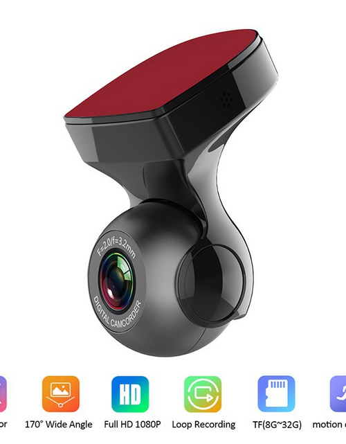 Load image into Gallery viewer, 170° WiFi Dash Cam Recorder Car Camera HD 1080P Car DVR Vehicle Video G-Sensor
