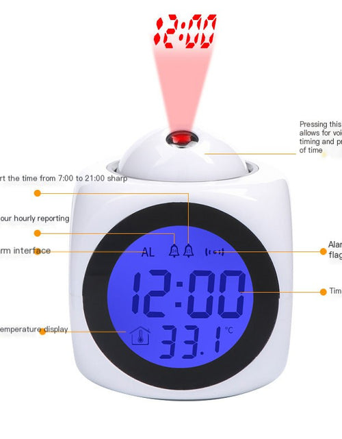 Load image into Gallery viewer, Creative Projection Alarm Clock
