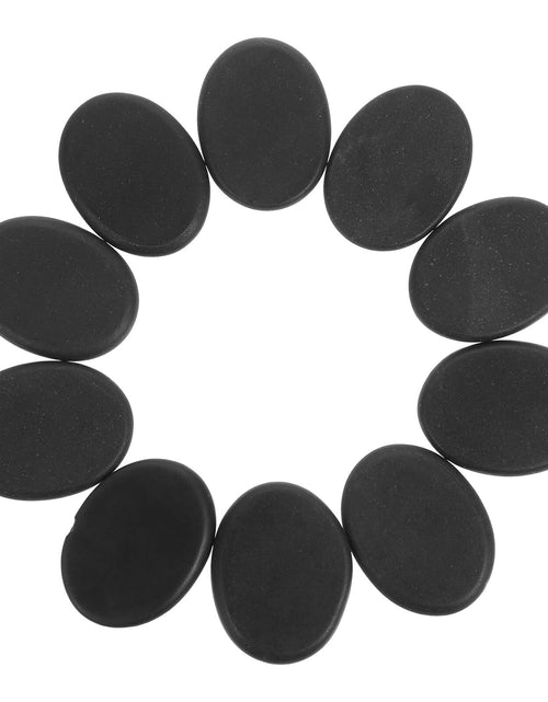 Load image into Gallery viewer, Hemoton Hot Stones for Massage10pcs Massage Energy Stone Hot Massage Stones Set Volcanic Stones Essential Oil Massage StonesHot Rocks Massage Stones for Spa Relaxing Healing
