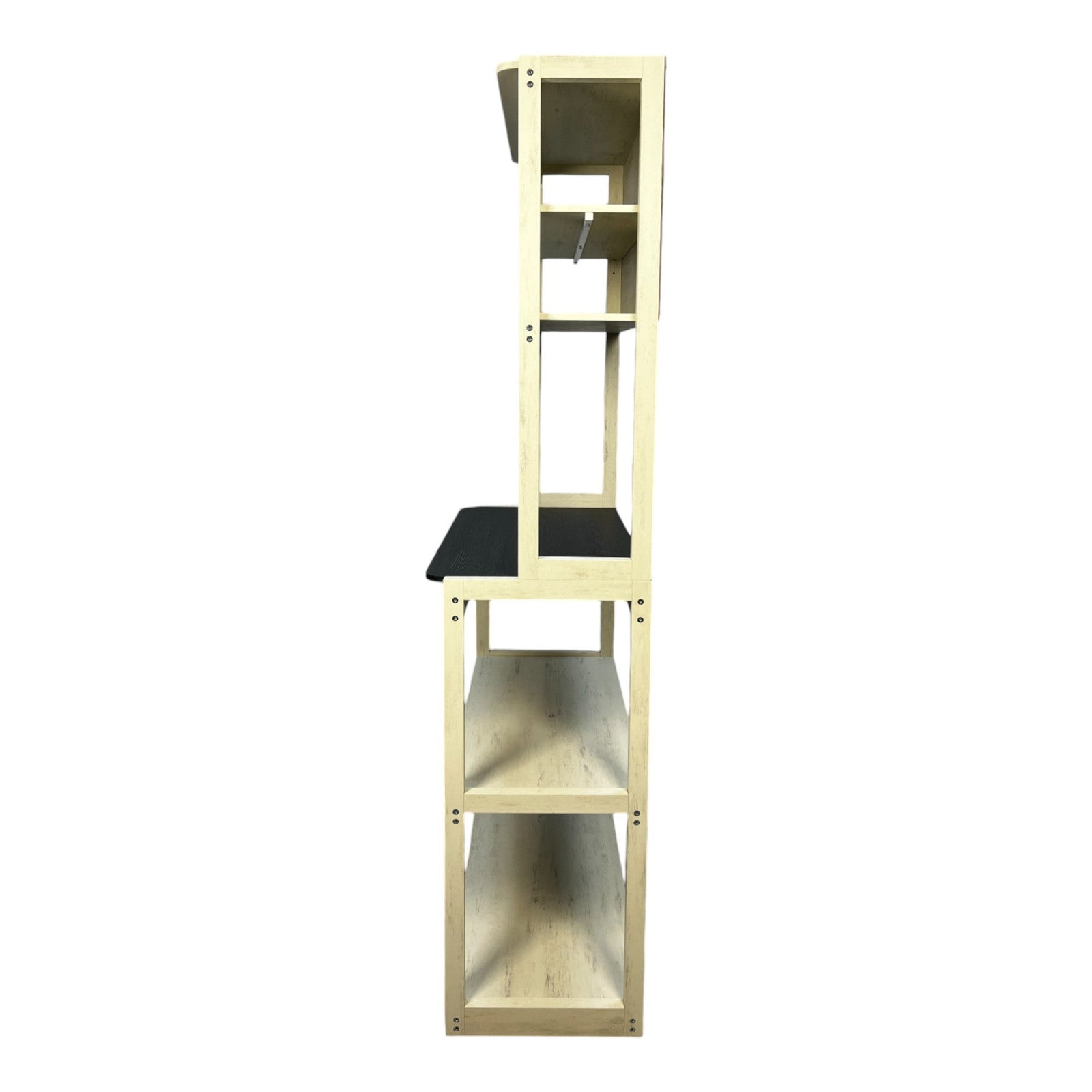 Estante de embalaje de 5 niveles para gabinetes de cocina, cafeterías, estantes de cocina, estantes para microondas
