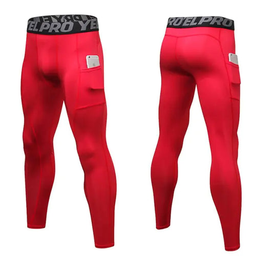 Load image into Gallery viewer, Custom Men’s Compression Leggings for Gym &amp; Running

