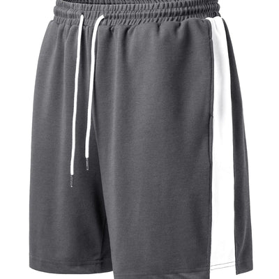 Herothorn Mens 9 Inch Athletic Shorts Workout Shorts with Deep Pockets for Running Sport Hiking Gym Jogging Daily Wear Dark Grey