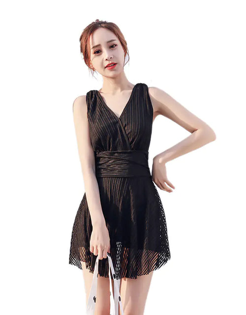 Load image into Gallery viewer, One-Piece Skirted Swimwear and Swim Suits
