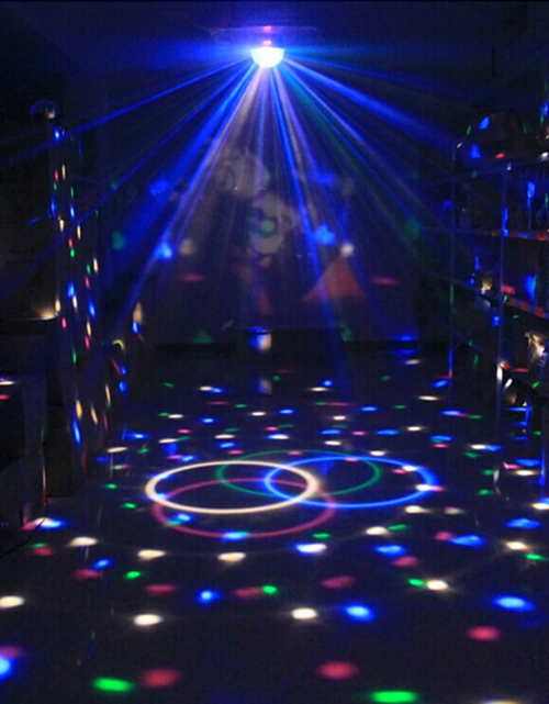 Cargar imagen en el visor de la galería, Luces de discoteca, estroboscópicas, LED, bola de DJ, bombilla activada por sonido, lámpara de decoración para baile
