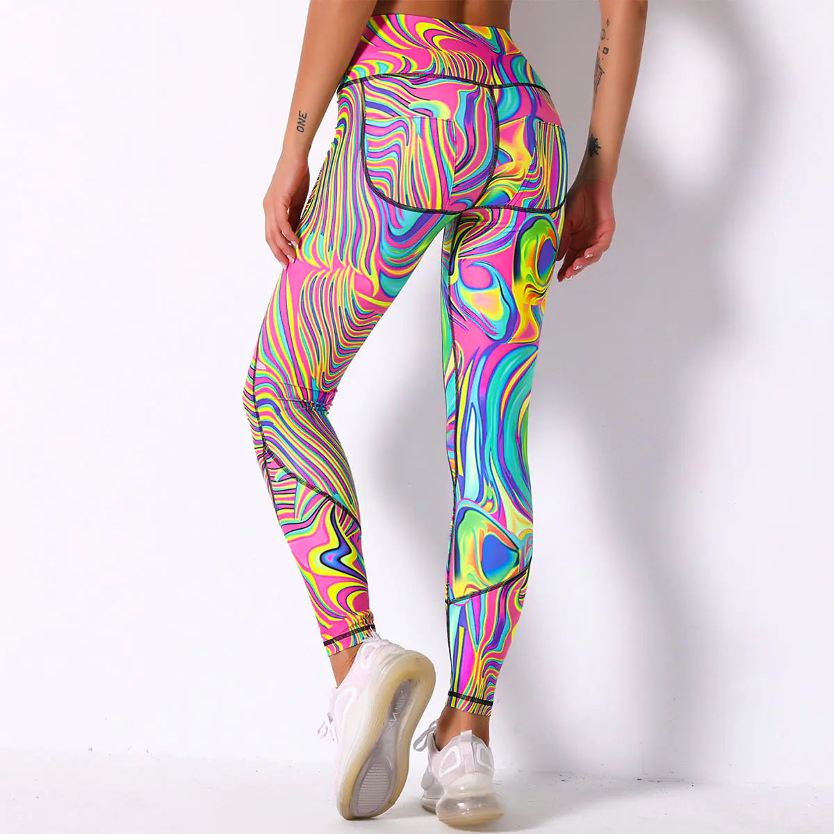 High Waist Stretch Fitness Running Pants