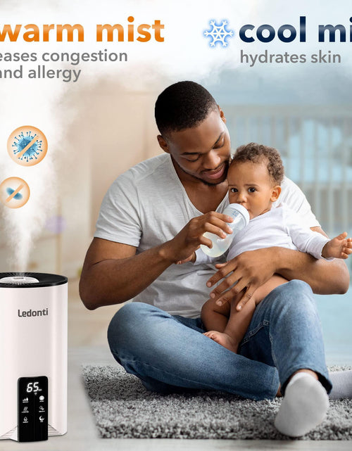 Load image into Gallery viewer, WiFi Control Humidifiers for Bedroom   Dual Mist (Cool &amp; Warm) ! Humidifier 4L
