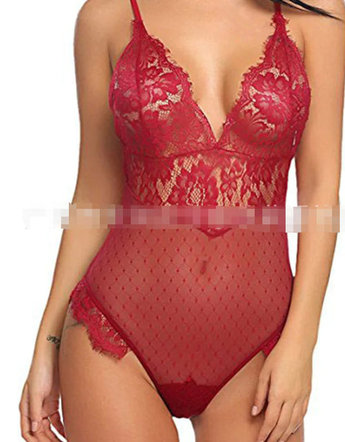 Load image into Gallery viewer, Lingerie, Mesh Underwear, Bodysuit Sleepwear
