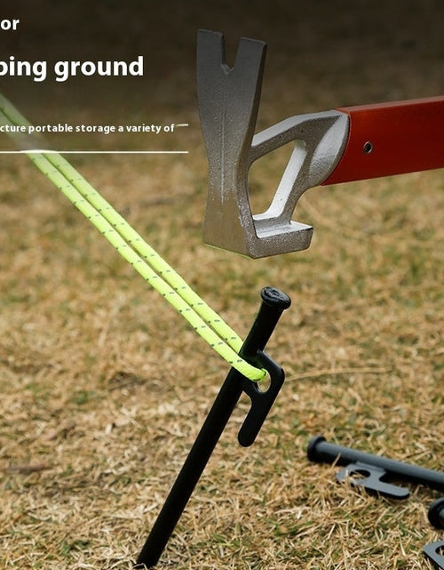 Cargar imagen en el visor de la galería, Accesorios de camping al aire libre Clavo de acero fijo para pabellón
