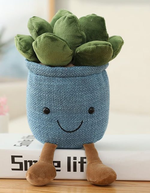 Load image into Gallery viewer, Smiling Tulip Plush Plant Decor
