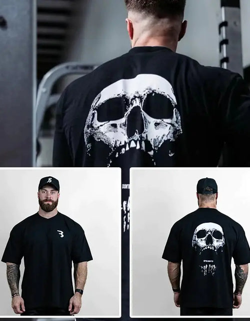 Load image into Gallery viewer, 2024 Men&#39;s Oversized Cotton Gym Fitness T-shirt
