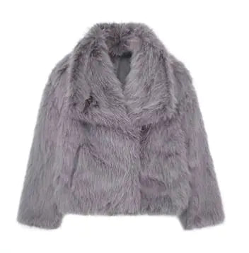 Load image into Gallery viewer, Winter Faux Fur Jacket
