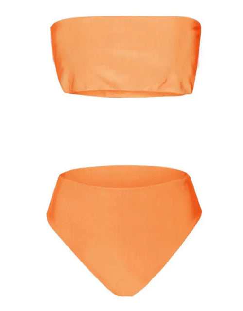 Load image into Gallery viewer, New Sexy Strapless High-Waisted Bikini Swimwear
