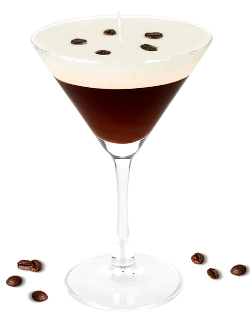Load image into Gallery viewer, Espresso Martini CandleStrong Coffee Scented CandleMade from Natural Soy WaxAnniversary Birthday Valentines Day Christmas Housewarming Gifts for Family Friends or Bar Decor7oz/200ml
