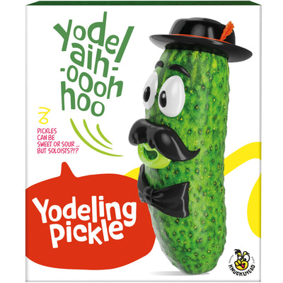 White Elephant Gifts for Adults & Kids - Yodeling Pickle - Funny Gag Gifts for Men Women Dad Teens - Small Funny Ideas Stocking Stuffers - Unique Gifts for Yankee Swap - Weird Toys