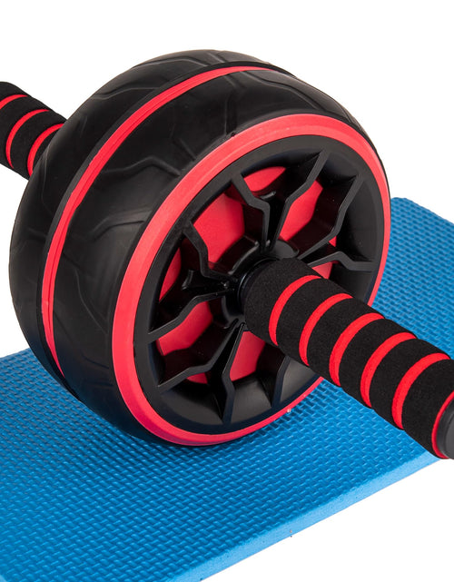 Cargar imagen en el visor de la galería, Rueda AbdominalRodillo de Ejercicio Equipo de Ejercicio Abdominal para Entrenamiento de Fuerza Abdominal y del NúcleoMáquina Abdominal Más Ancha con Accesorios de RodillerasRueda Abdominal Silenciosa para Hombres y Mujeres Abdominal
