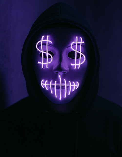 Load image into Gallery viewer, Dollar Sign Party Mask
