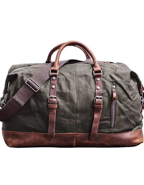 Load image into Gallery viewer, Large Waterproof Canvas Travel Bag for Men
