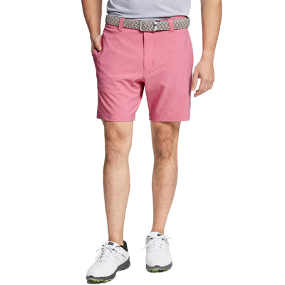 M MAELREG Mens Shorts Casual Quick Dry Lightweight Soft Flat Front Sports Business Pocket 7 inch Inseam Golf Shorts for Men Pink