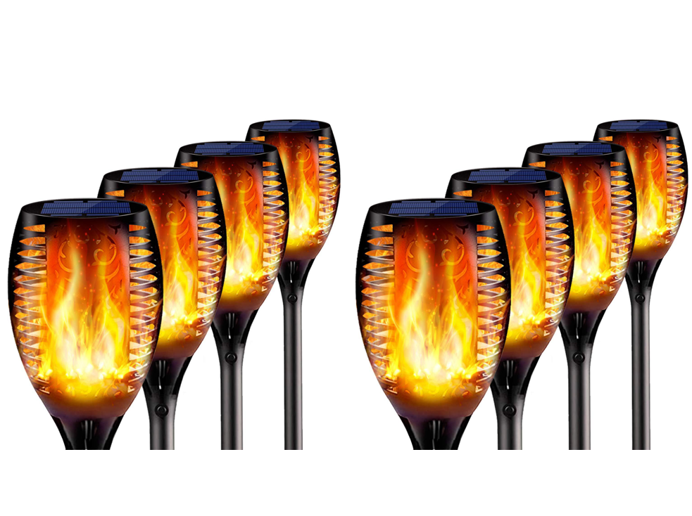 Solar Outdoor Flame Light
