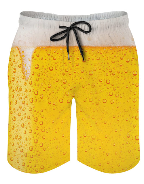 Load image into Gallery viewer, Giotrwy Beer Summer Beach Shorts Cool Boardshorts with Pockets Quick Dry Surfing Swim Trunks with Mesh Lining M
