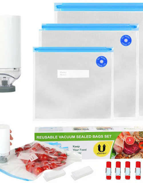 Load image into Gallery viewer, Food Vacuum Seal Storage Bags
