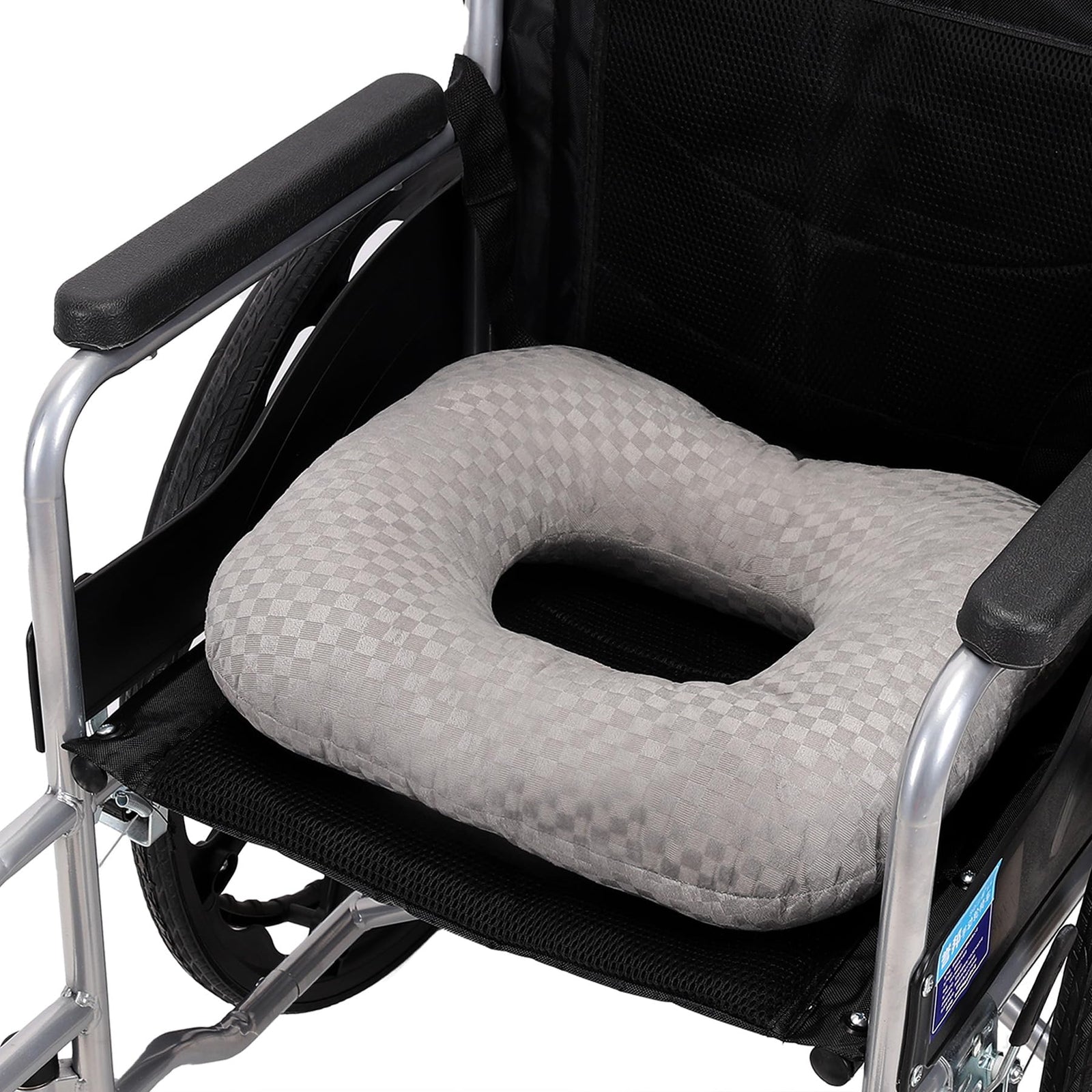 Anti-Slip Wheelchair Cushions Bed Sore Cushions for Butt Ergonomic Innovations Orthopedic Donut Pillow Medical Seat Cushion for Sciatica Back Coccyx Pressure Sore (Gray)