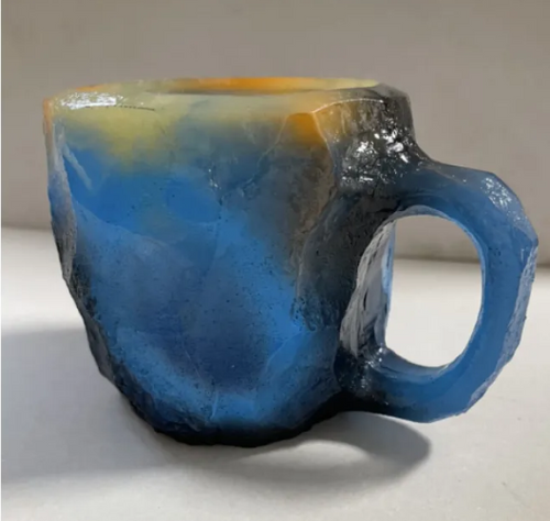 Load image into Gallery viewer, 400ml Resin Mineral Crystal Coffee Mugs
