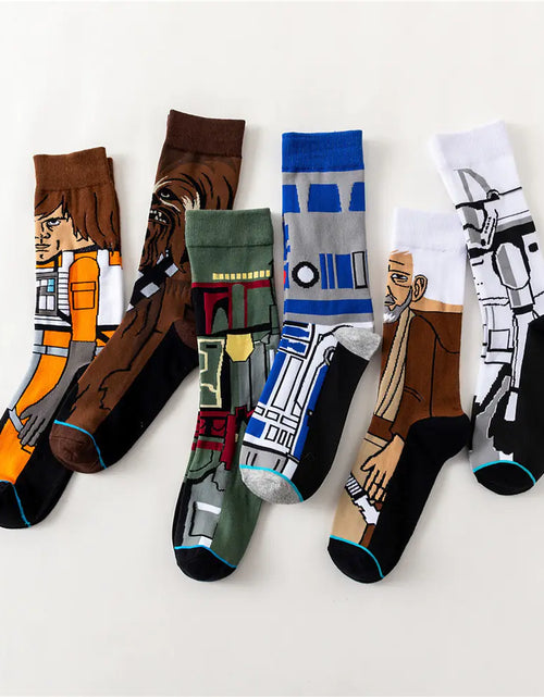 Load image into Gallery viewer, Star Wars Themed Socks, Long Socks
