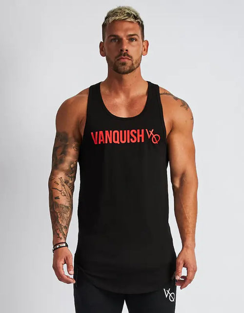 Load image into Gallery viewer, Men&#39;s Cotton Sleeveless Gym Fitness Training Vest
