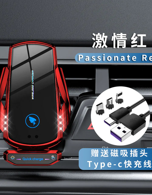 Load image into Gallery viewer, A18 Car Mount Wireless Charger with Auto-Sensing Design
