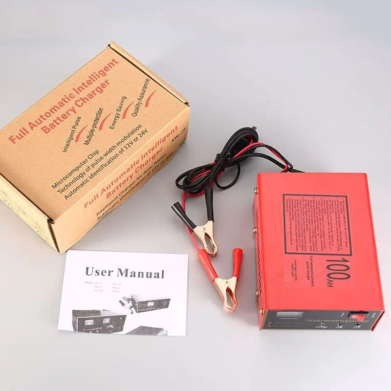 Cargador de batería sin mantenimiento 12V/24V 10A 140W de salida para coche eléctrico Pro