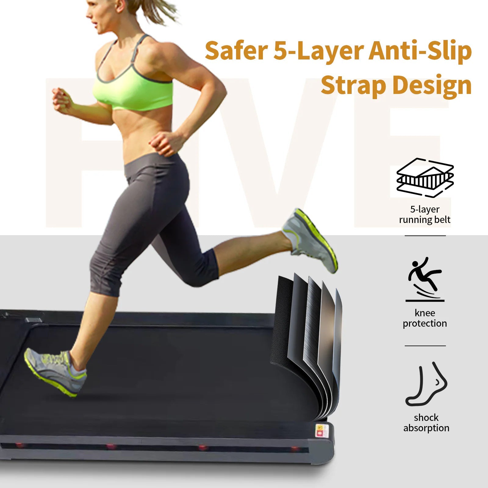Tapis de course sous bureau
