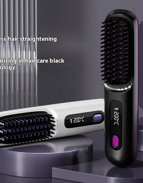 Cargar imagen en el visor de la galería, Ceramic Heat Hair Straightening Comb
