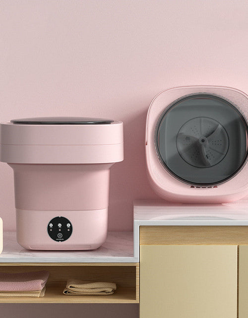 Charger l'image dans la visionneuse de galerie, Mini Foldable Washing Machine Portable Mini Socks Underwear Panties Washing Machine Big Capacity 3 Models With Spinning Dry Gadgets
