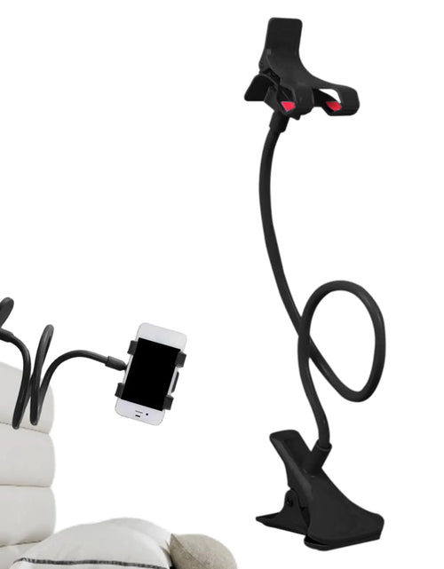 Cargar imagen en el visor de la galería, Soporte de teléfono flexible de cuello de cisne para cama - Abrazadera para teléfono móvil para escritorio Flexible Ajustable Clip de Abrazadera Soporte para teléfono Soporte para teléfono para escritorio/cama/mesa
