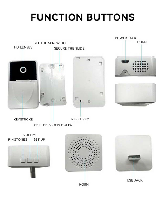 Load image into Gallery viewer, Wireless Security WiFi Smart Doorbell Intercom Video Camera Bell Chime Door Ring
