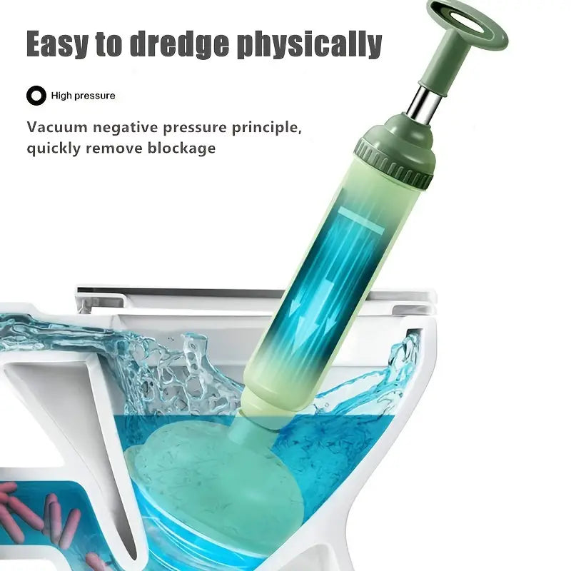 High Pressure Toilet Plunger for Bathroom & Kitchen Cleaning