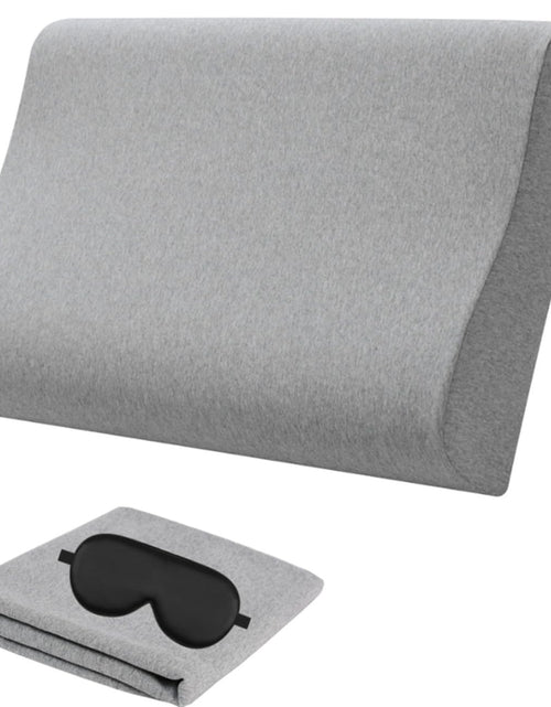 Load image into Gallery viewer, Eucoz Replacement Pillow CaseZippered Pillow Cover for Memory Foam Neck PillowSoft Cotton Pillow Protector for Neck Cervical PillowLatex Pillow
