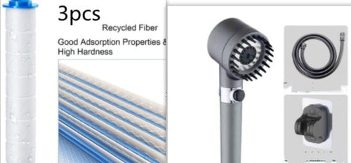 Load image into Gallery viewer, 3 Modes Shower Head High Pressure Showerhead Portable Filter Rainfall Faucet Tap Bathroom Bath Home Innovative Accessories
