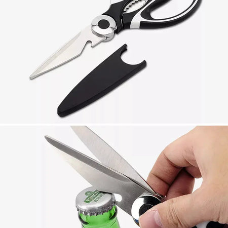 Heavy-Duty Stainless Steel Kitchen Scissors