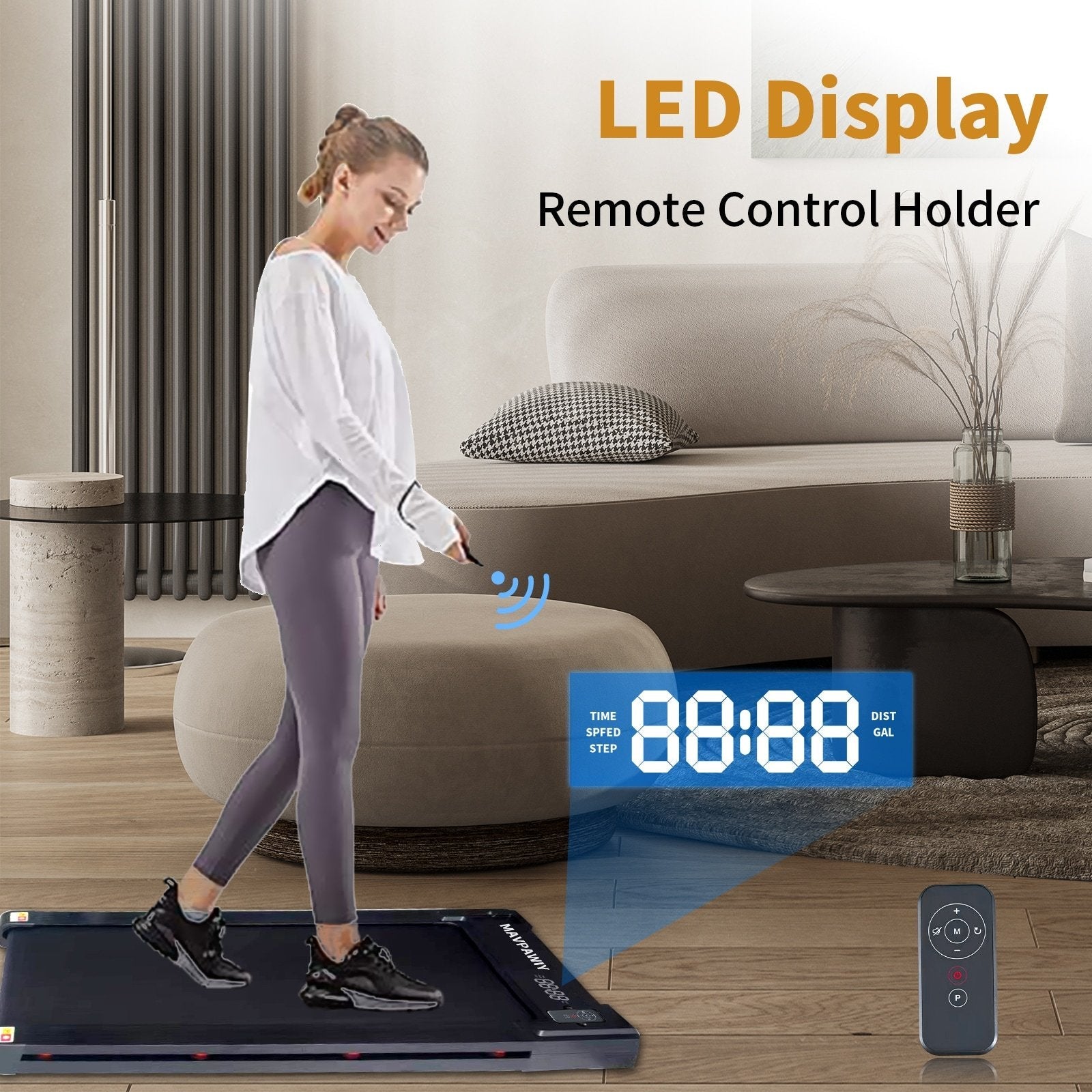 Tapis de course sous bureau