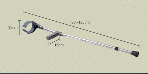 Load image into Gallery viewer, Portable Aluminum Underarm Crutches for Recovery
